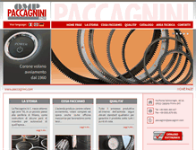 Tablet Screenshot of paccagnini.com